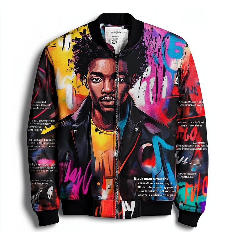 stylish jacket with a detailed design